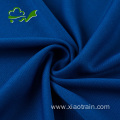 Blue Double Knit Interlock Polyester Fabric for Garment